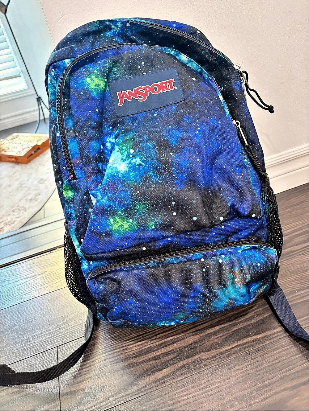 JanSport Big Student Galaxy Backpack Blue & Black